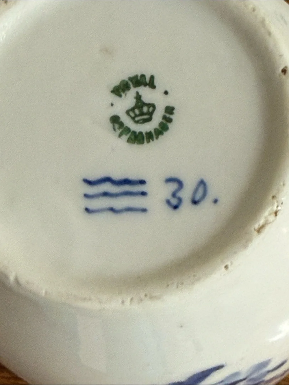 Vintage Pair 2 Sets Royal Copenhagen Blue Flowers Angular Cup Saucer Design 8193